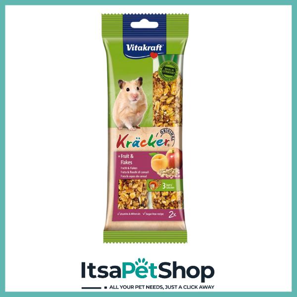 VitaKraft Fruit + Flakes for Hamster - A Healthy and Nutritious Food for Your Small Animals