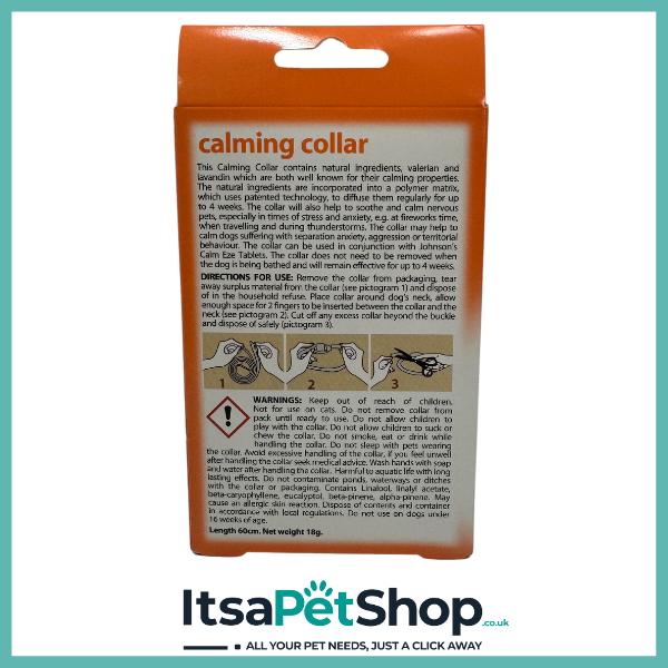 Johnsons Calming Collar For Dogs Over 16 Weeks