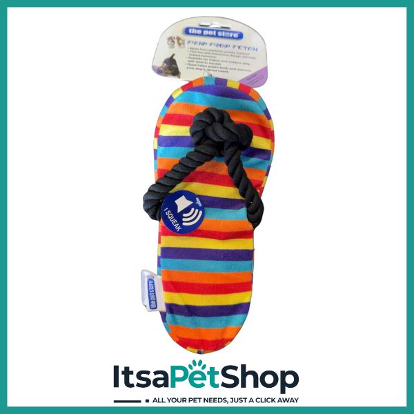 The Pet Store Flip Flop Fetch Dog toy