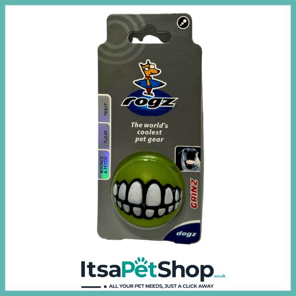 Rogz Treat Ball for Dogs - Perfect for Playing and Chewing