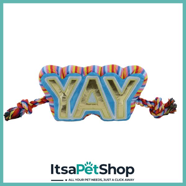 Ancol Pawty Time Yay Dog Toy - Perfect for Playtime