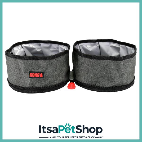 KONG TRAVEL Fold-up Travel Bowl Set