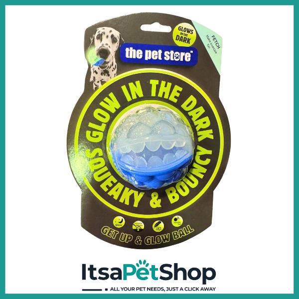 Pet Store Glow in the Dark Ball for Dogs - Perfect for Playtime