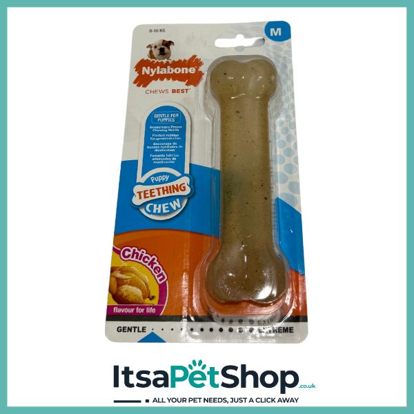 Nylabone Puppy Teething - Dog Toy for Comfortable Teething Pups