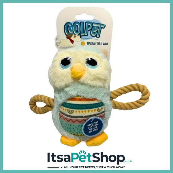 Coolpet Owl Rope Limbs Toy for Dogs - Perfect for Playtime