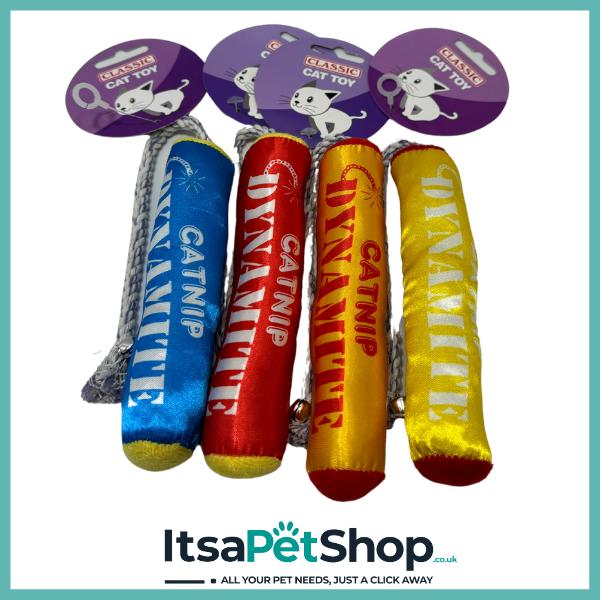 Catnip Dynamite Toy for Cats - Fun and Interactive Pet Toy