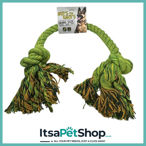 Pet Tug Rope King Toy for Dogs - Durable and Comfortable