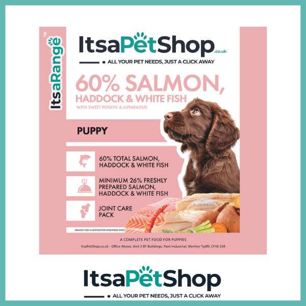 2KG Grain Free Dog Food Haddock with Sweet Potato & Parsley Recipe