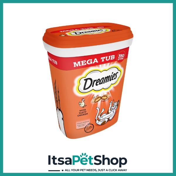 Dreamies Mega Tubs for Cats - Perfect for Your Feline Friend