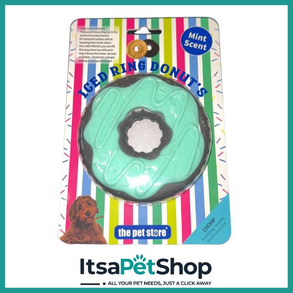 The Pet Store Iced Ring Donuts Dog Toy