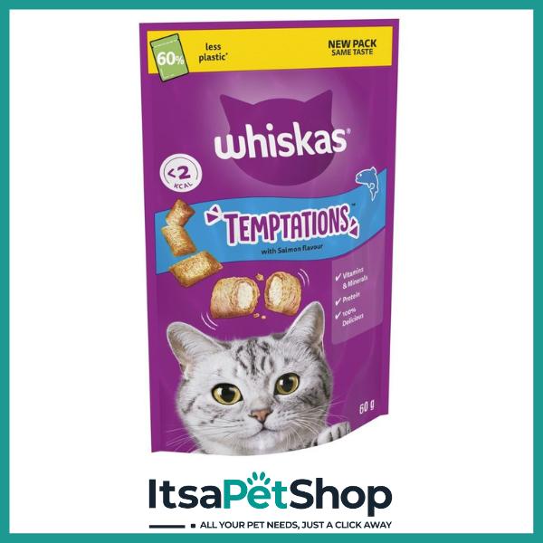 Whiskas Temptations with Salmon Flavour for cats