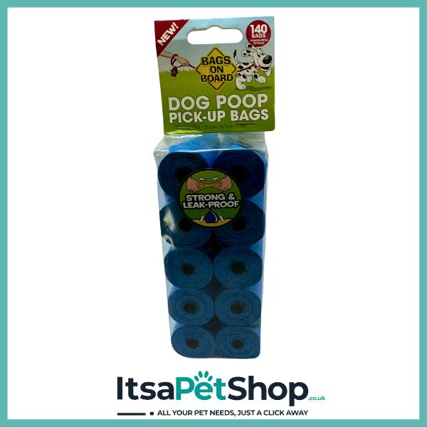 Bob Refill Dog Poop Pick-Up Bags - 140 Bags for Pet Waste Cleaning