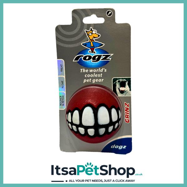 Rogz Treat Ball for Dogs - Perfect for Playing and Chewing