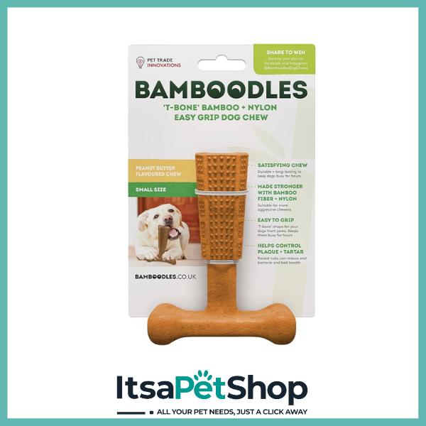 Bamboodles Easy Grip Dog Chew for Pet Dental Health
