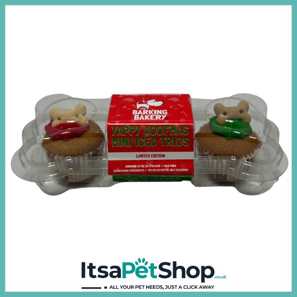Barking Bakery Yappy Woofmas Iced Trio - Perfect for Snacking