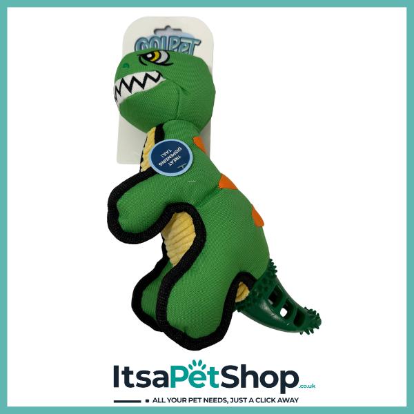 Coolpet Dino Treat Tail Toy for Dogs - Perfect for Playing and Chewing