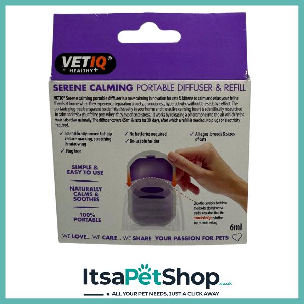 VETIQ Serene Calming Portable Diffuser For Cats