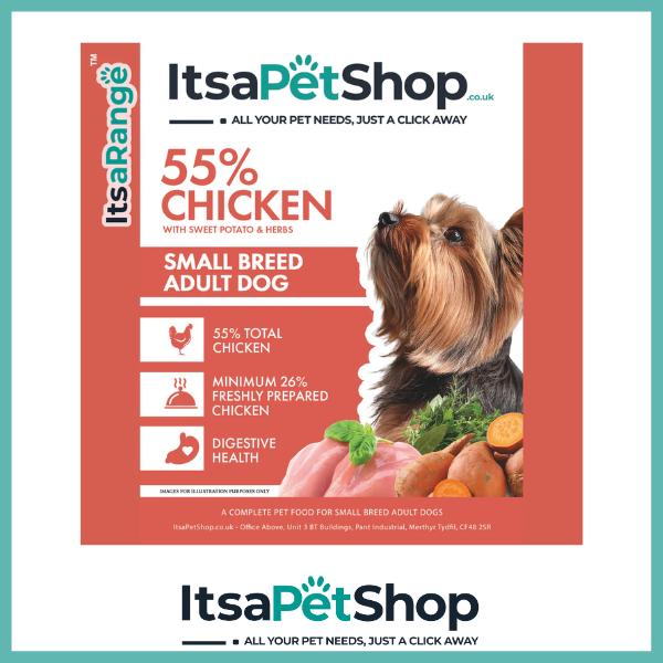 2KG Grain Free Dog Food Chicken with Sweet Potato & Herbs Recipe
