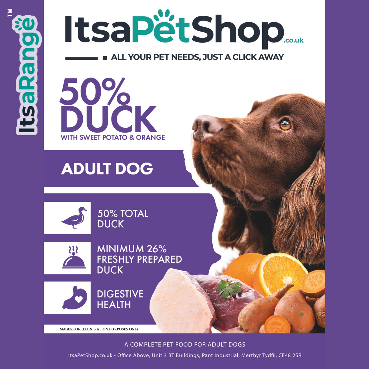 ItsaRange Adult Duck with Sweet Potato & Orange