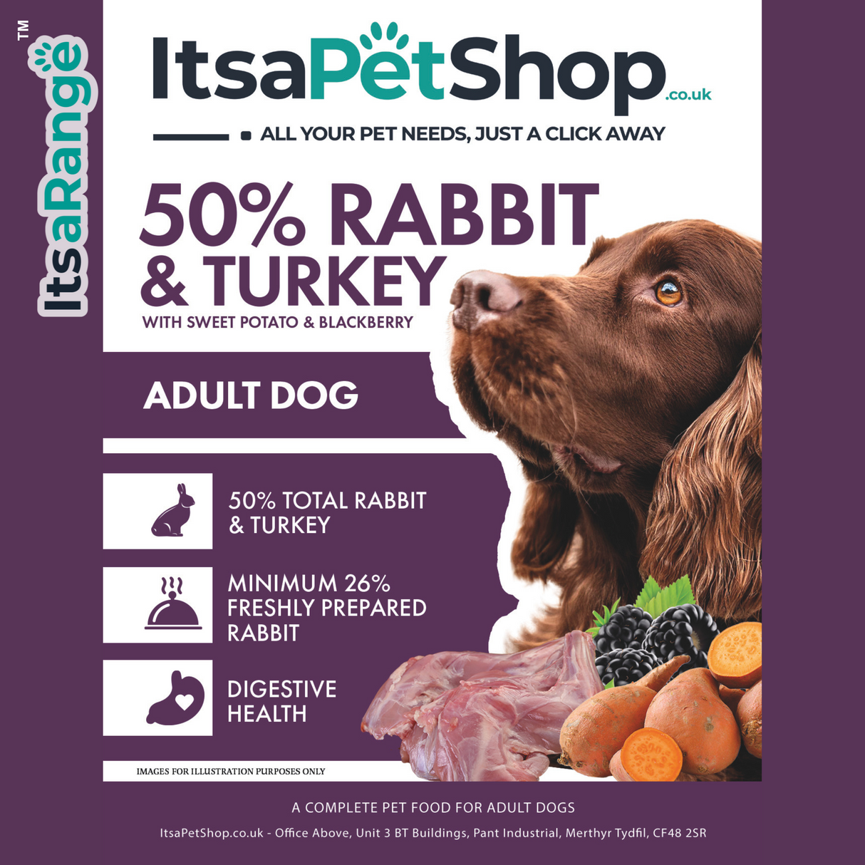 ItsaRange Rabbit with Sweet Potato & Blackberry