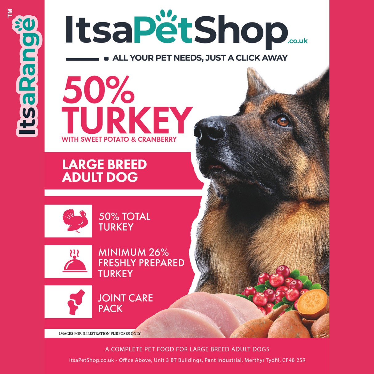 ItsaRange Turkey with Sweet Potato & Cranberry