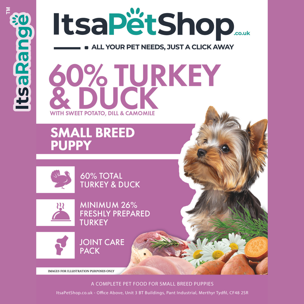 ItsaRange Turkey with Duck, Sweet Potato, Dill & Camomile