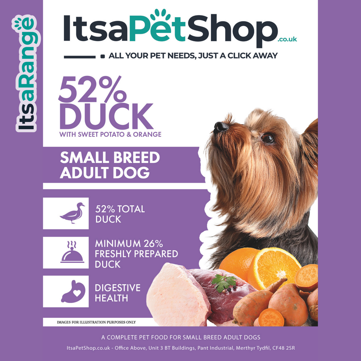 ItsaRange Small Breed Duck with Sweet Potato & Orange