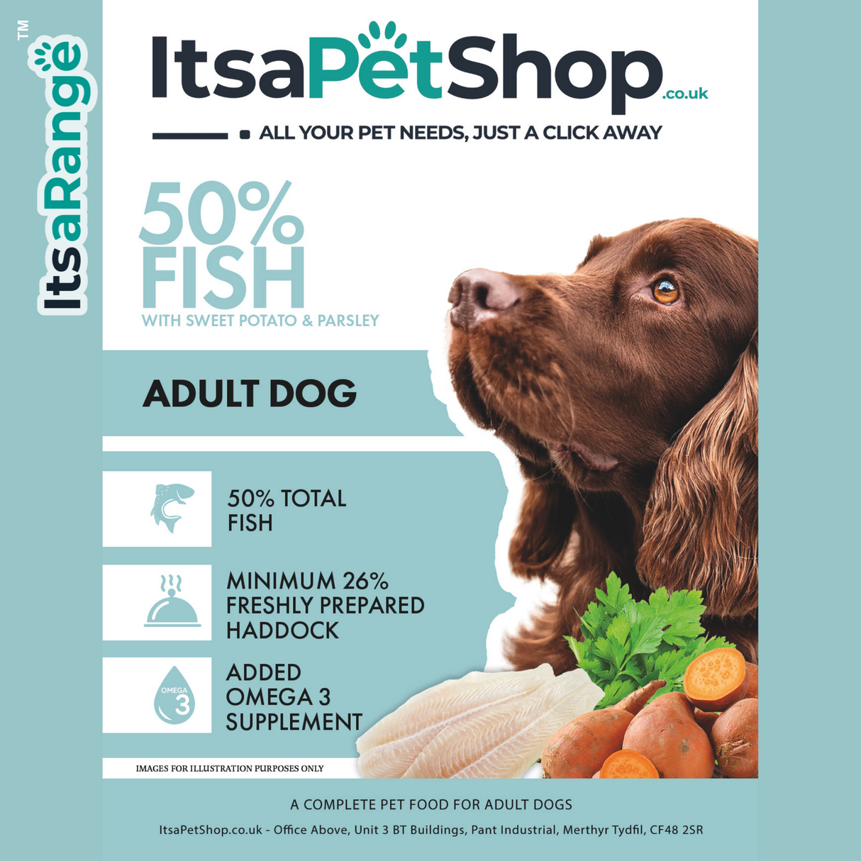 ItsaRange Fish with Sweet Potato & Parsley