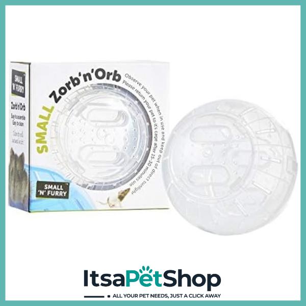 Zorb'n'Orb Ball for Small Animals - Ideal for Exercise and Playtime