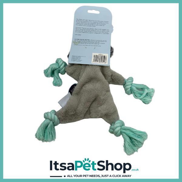 Coolpet Koala Rope Body Dog Toy - Perfect for Small and Medium-Sized Dogs
