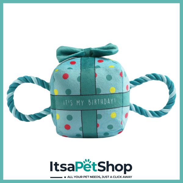 Ancol Pawty Time Rope Present Dog Toy - Perfect for Playtime