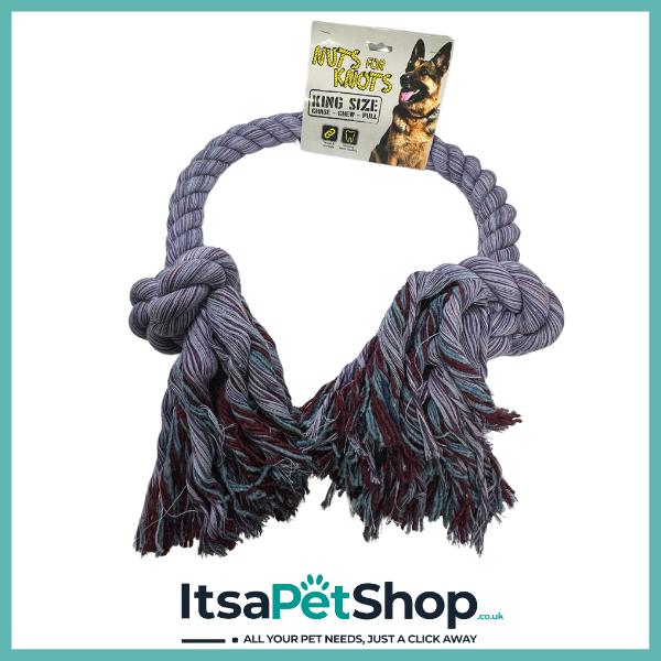 Pet Tug Rope King Toy for Dogs - Durable and Comfortable