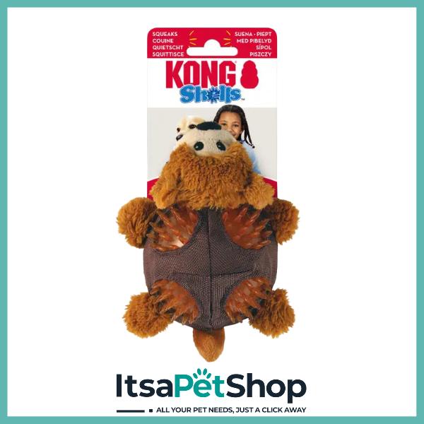 KONG Shells Plush Bear