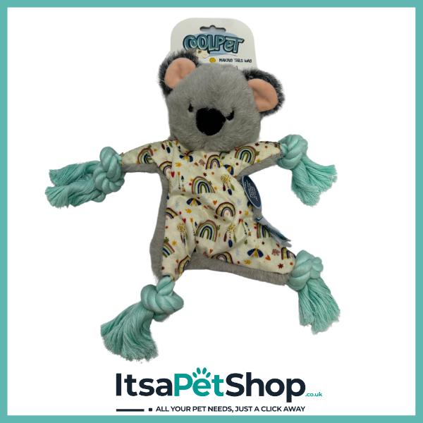 Coolpet Koala Rope Body Dog Toy - Perfect for Small and Medium-Sized Dogs