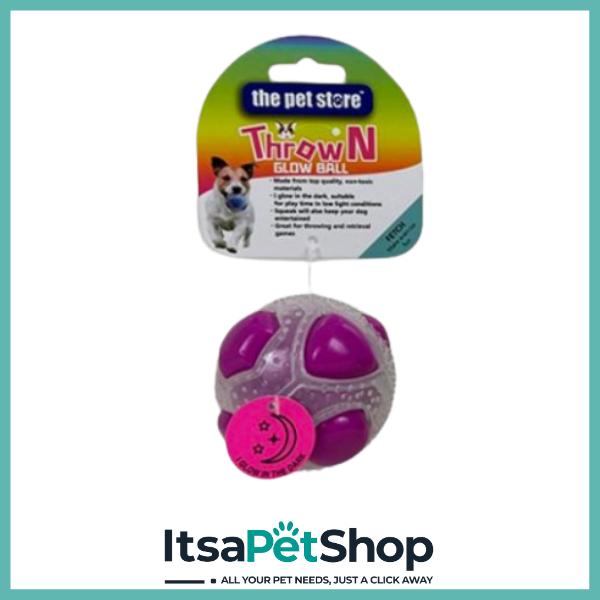 The Pet Store Throw N Glow Ball - Perfect for Playtime!