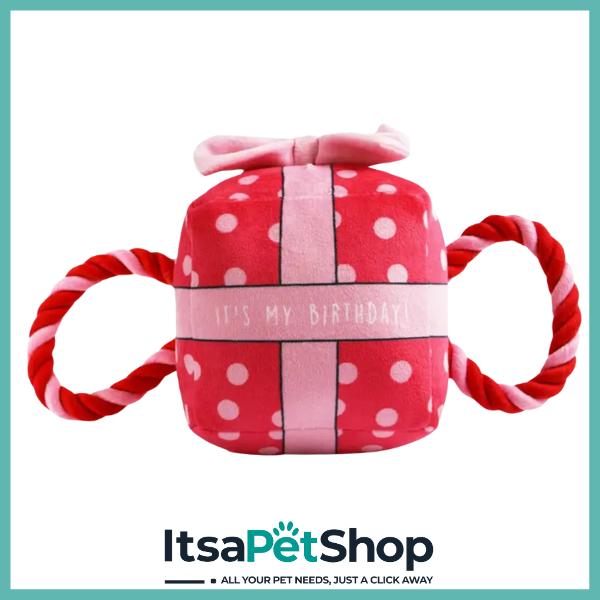 Ancol Pawty Time Rope Present Dog Toy - Perfect for Playtime