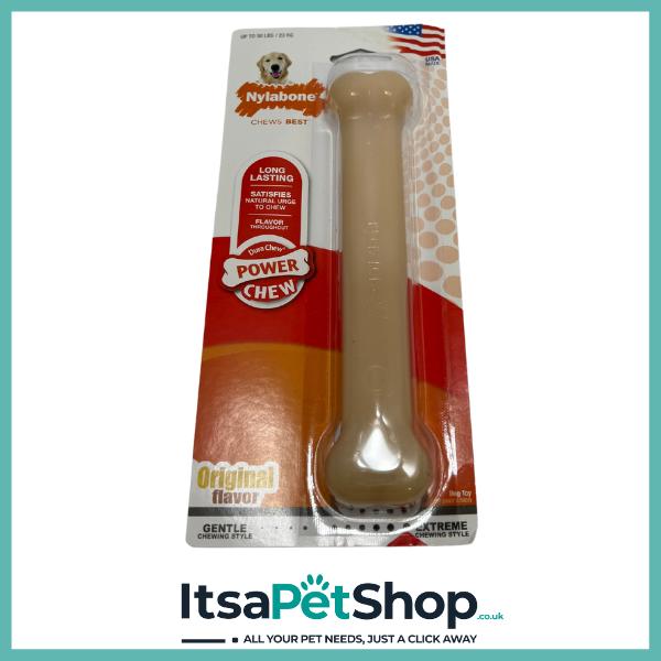 Nylabone Power Chew Chicken Flavour for Dogs - Durable and Long-Lasting