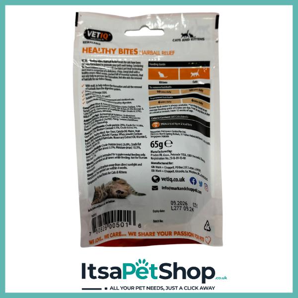 VETIQ Healthy Bites for Cats - Natural and Nutritious Treats