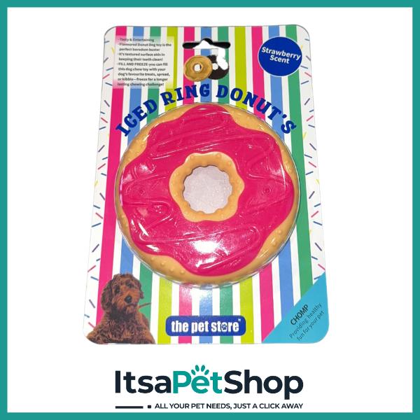 The Pet Store Iced Ring Donuts Dog Toy