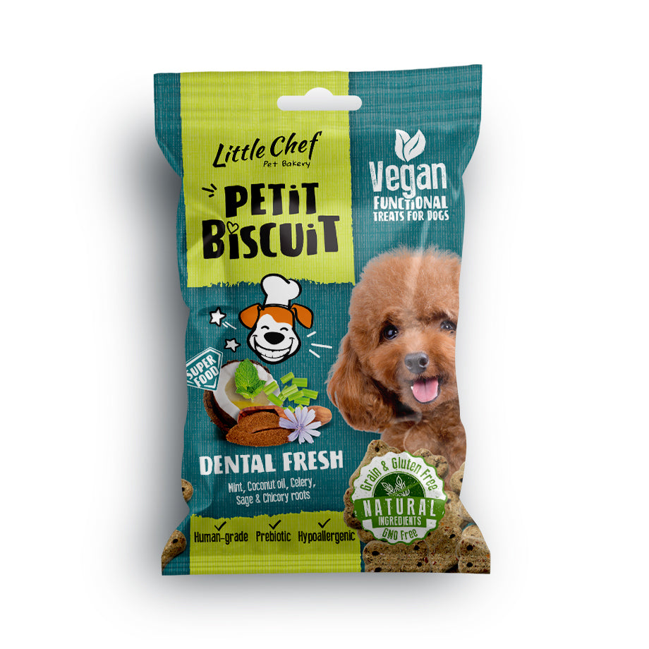 Vegan Natural Functional treat for dogs – Grain Free DENTAL FRESH