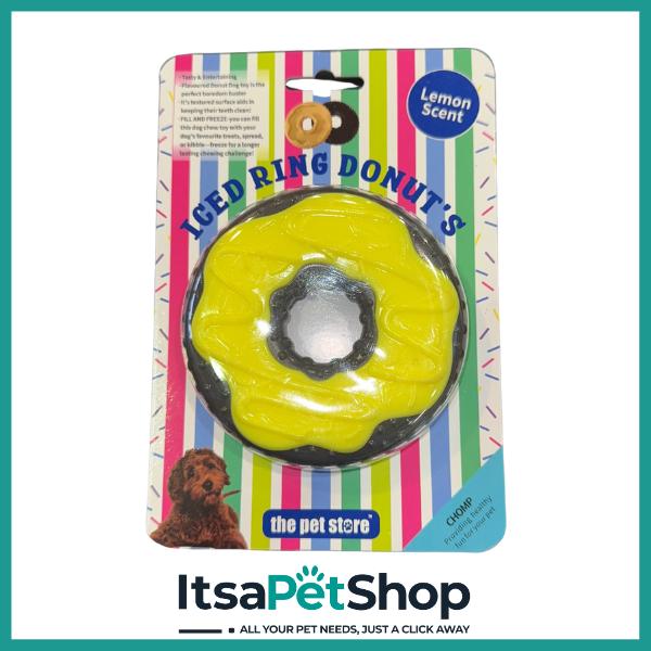 The Pet Store Iced Ring Donuts Dog Toy