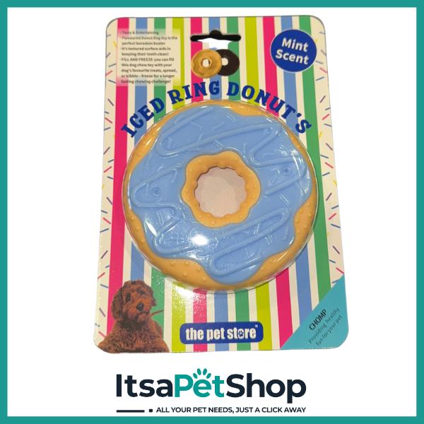 The Pet Store Iced Ring Donuts Dog Toy
