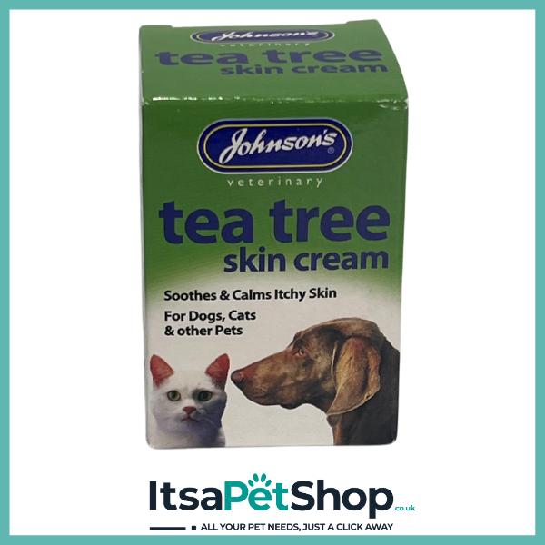 Tea Tree Skin Cream for Dogs, Cats & Other Pets - Soothing Relief & Moisturizing