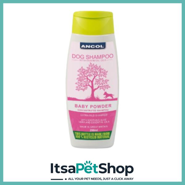 Ancol Baby Powder Scented Dog Shampoo for Dogs