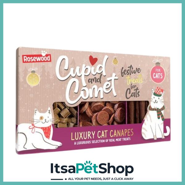 Cupid and Comet Luxury Cat Canapés