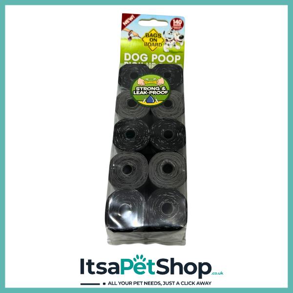 Bob Refill Dog Poop Pick-Up Bags - 140 Bags for Pet Waste Cleaning