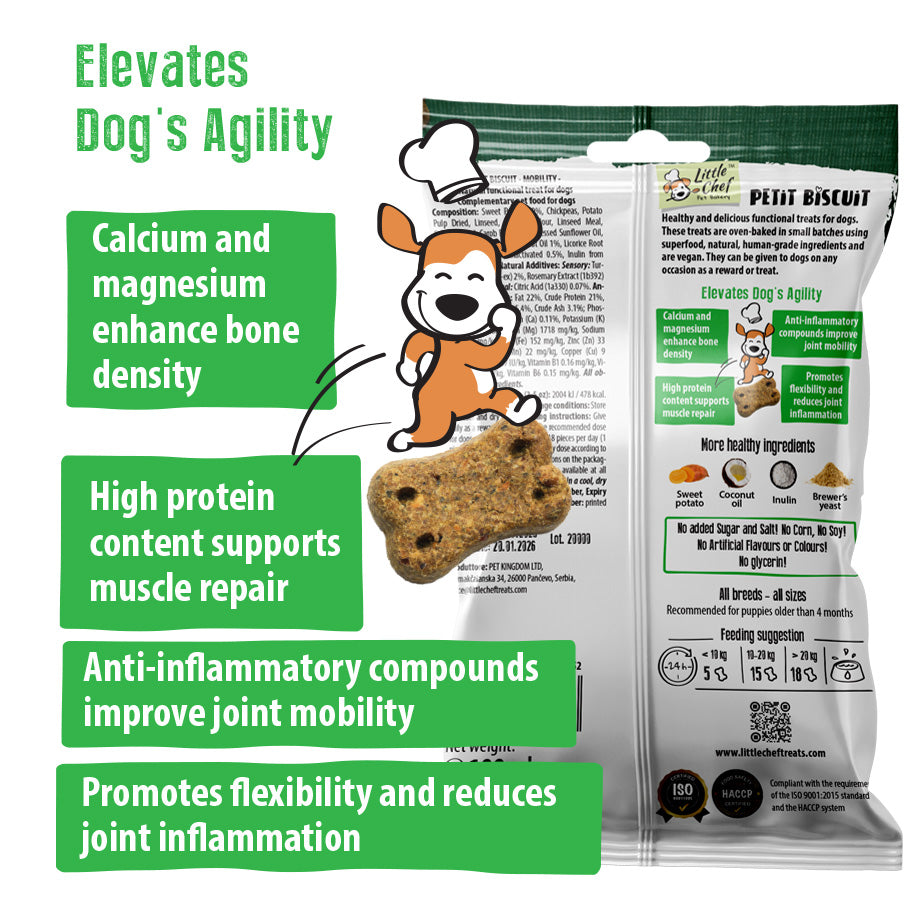 Vegan Natural Functional treat for dogs – Grain Free MOBILITY
