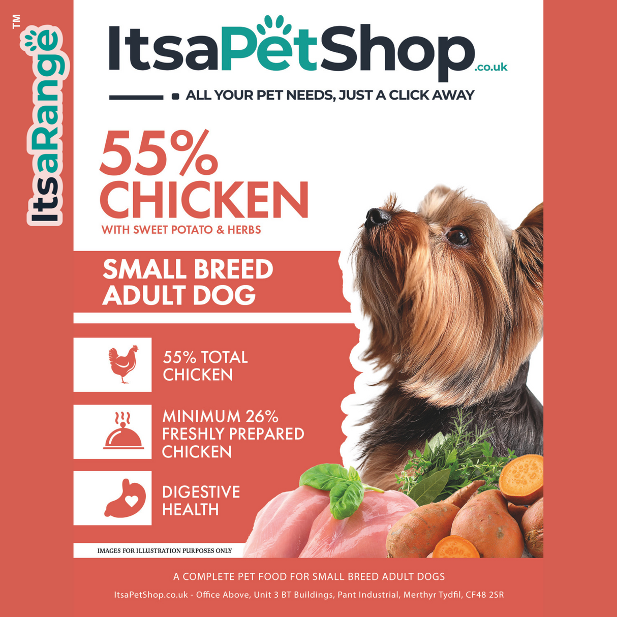 ItsaRange Chicken with Sweet Potato & Herbs