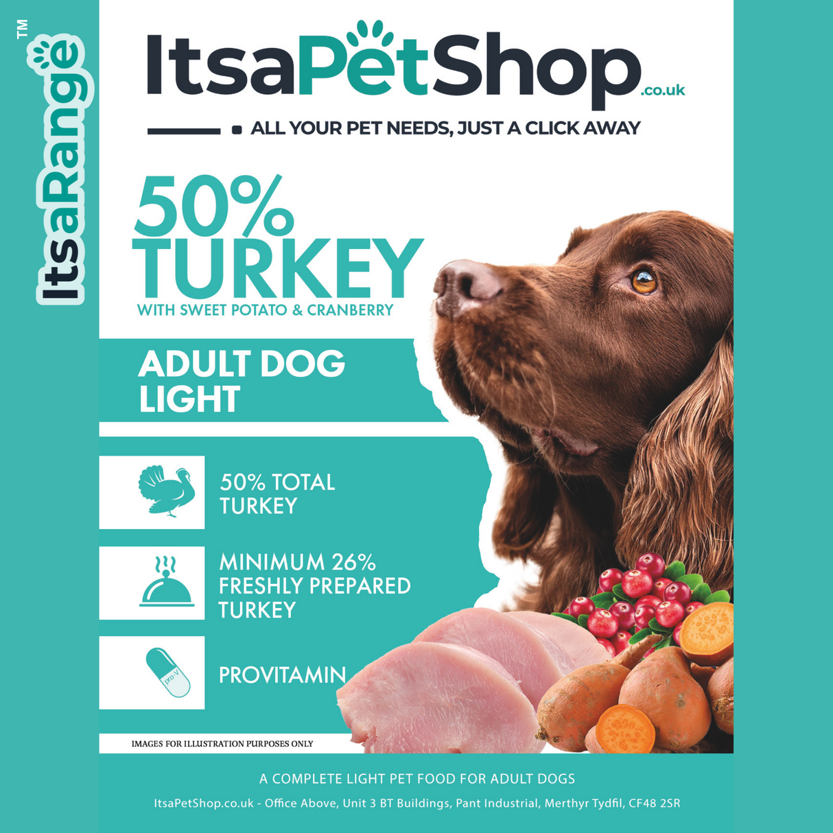 ItsaRange Turkey with Sweet Potato & Cranberry