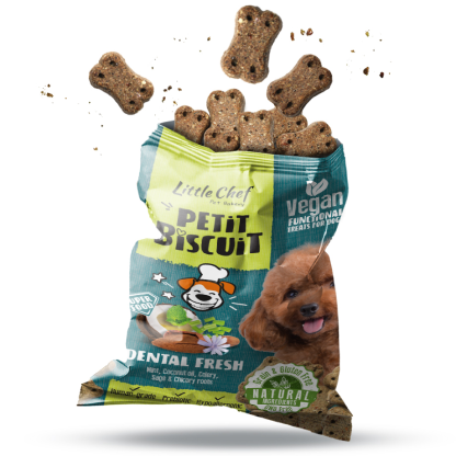 Vegan Natural Functional treat for dogs – Grain Free DENTAL FRESH